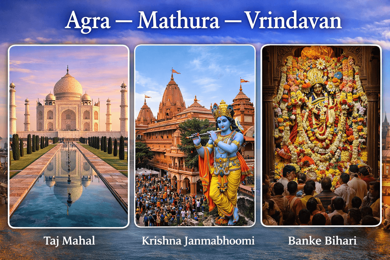 Agra — Mathura — Vrindavan